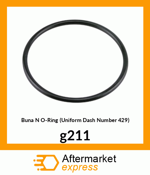 Buna N O-Ring (Uniform Dash Number 429) g211