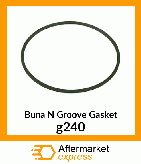 Buna N Groove Gasket g240