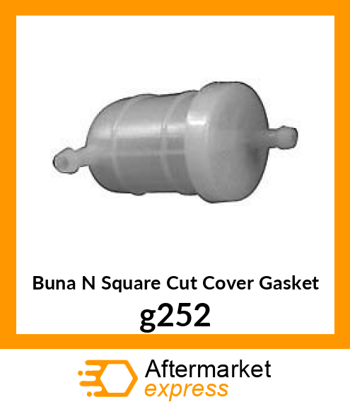 Buna N Square Cut Cover Gasket g252