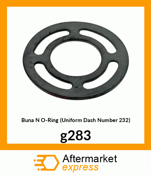 Buna N O-Ring (Uniform Dash Number 232) g283