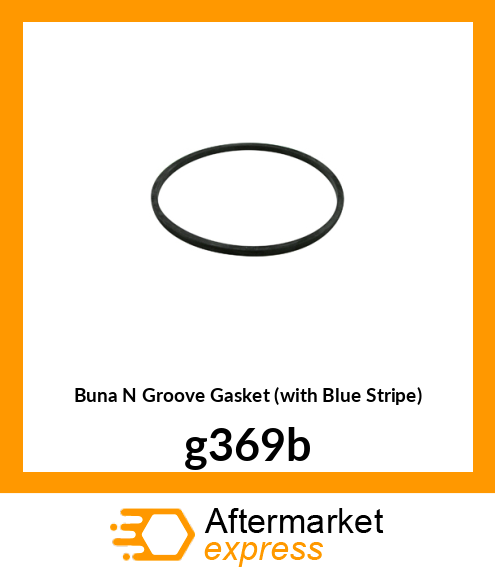 Buna N Groove Gasket (with Blue Stripe) g369b