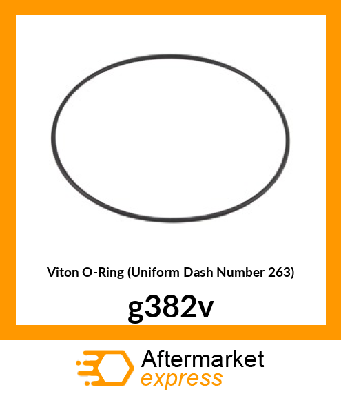 Viton O-Ring (Uniform Dash Number 263) G382-V