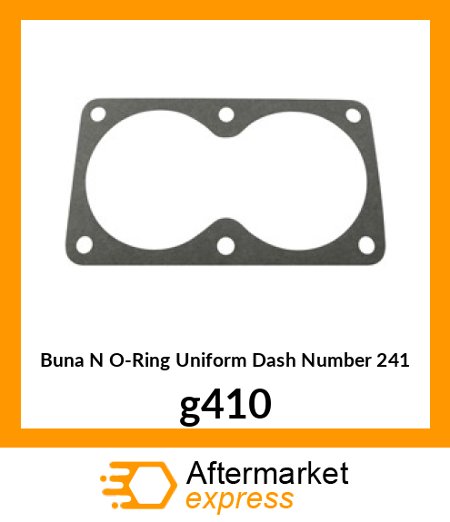 Buna N O-Ring (Uniform Dash Number 241) g410