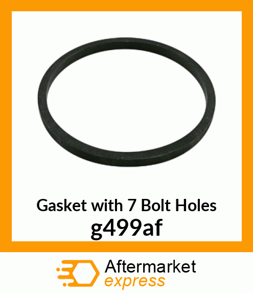 Gasket with 7 Bolt Holes g499af