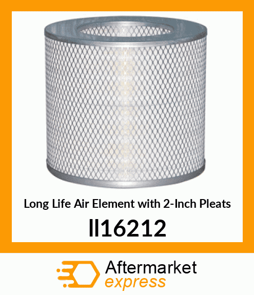 Long Life Air Element with 2-Inch Pleats ll16212