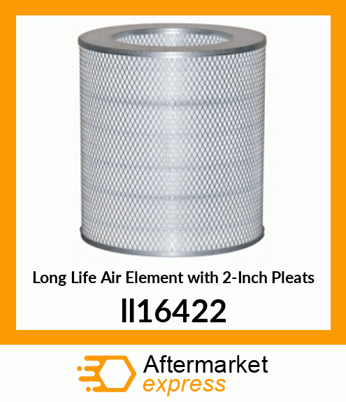 Long Life Air Element with 2-Inch Pleats ll16422