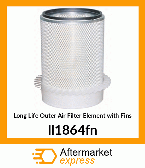 Long Life Outer Air Filter Element with Fins ll1864fn