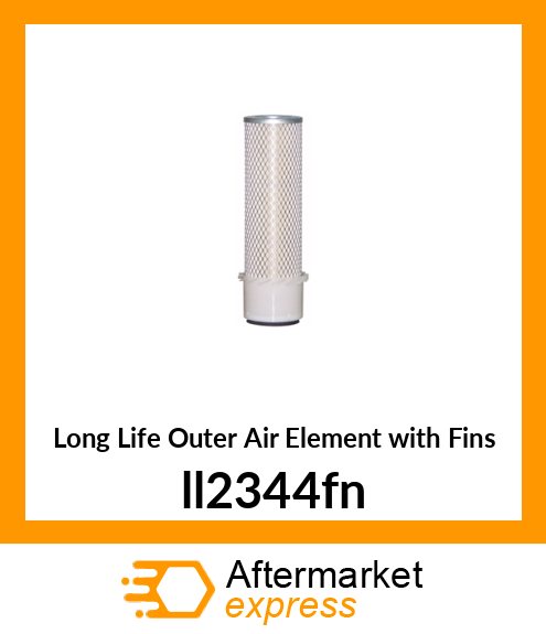 Long Life Outer Air Element with Fins ll2344fn