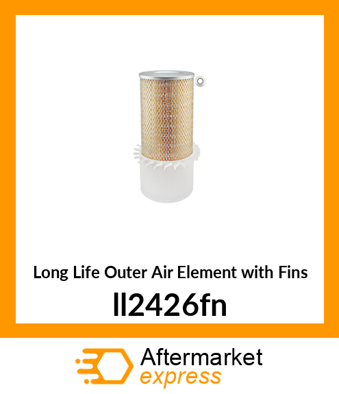 Long Life Outer Air Element with Fins ll2426fn