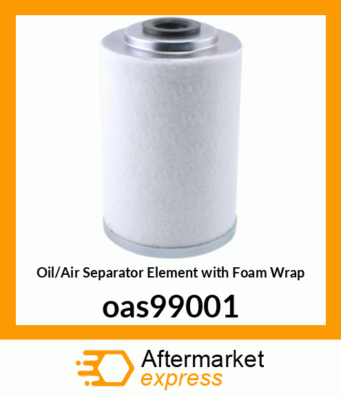 Oil/Air Separator Element with Foam Wrap oas99001