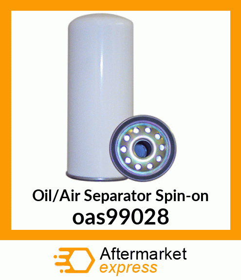 Oil/Air Separator Spin-on oas99028