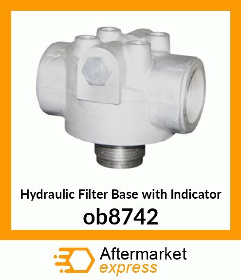 Hydraulic Filter Base with Indicator ob8742