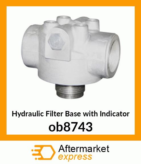 Hydraulic Filter Base with Indicator ob8743