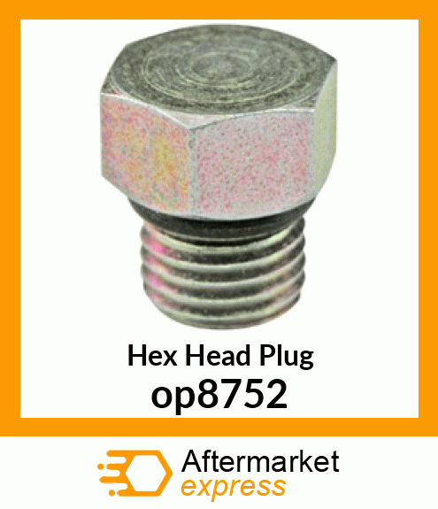 Hex Head Plug op8752