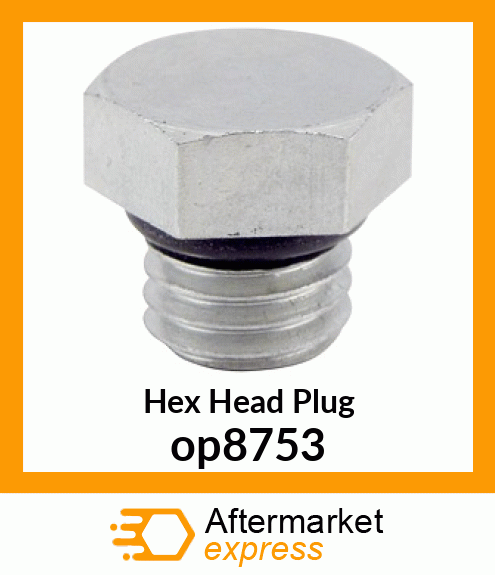 Hex Head Plug op8753