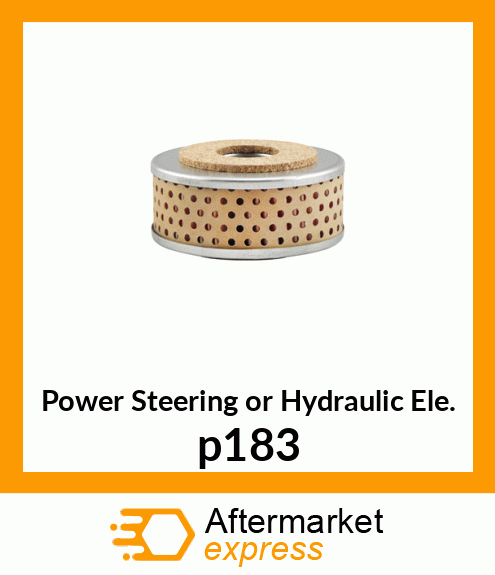 Power Steering or Hydraulic Ele. p183