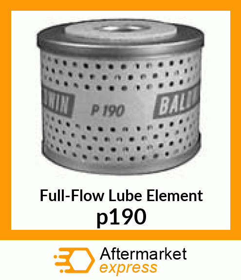 Full-Flow Lube Element p190