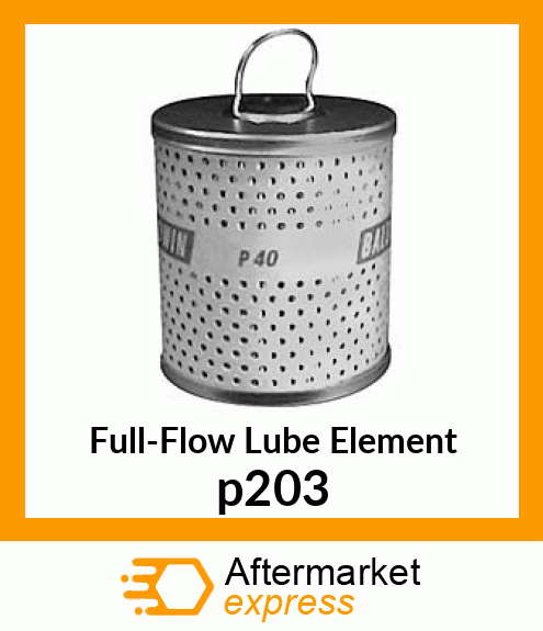 Full-Flow Lube Element p203