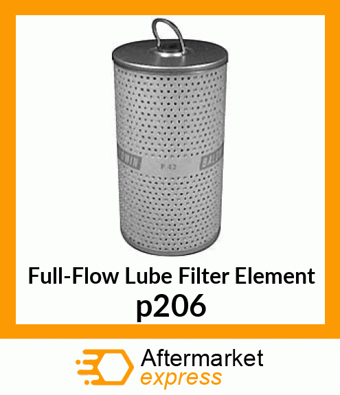 Full-Flow Lube Filter Element p206