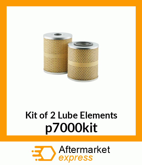 Kit of 2 Lube Elements P7000-KIT