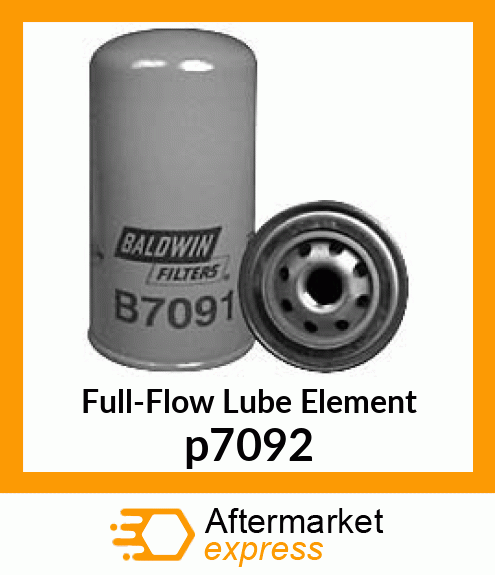 Full-Flow Lube Element p7092