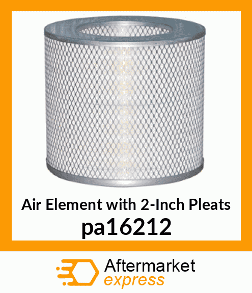 Air Element with 2-Inch Pleats pa16212