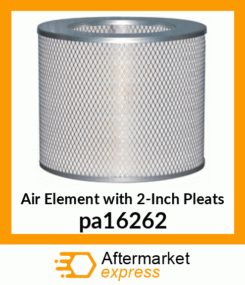 Air Element with 2-Inch Pleats pa16262