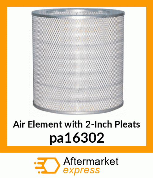 Air Element with 2-Inch Pleats PA1630-2