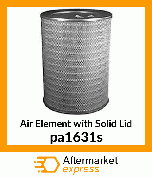 Air Element with Solid Lid pa1631s