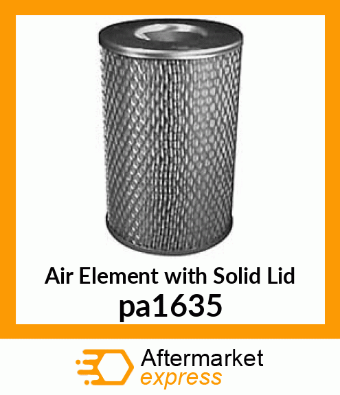 Air Element with Solid Lid pa1635