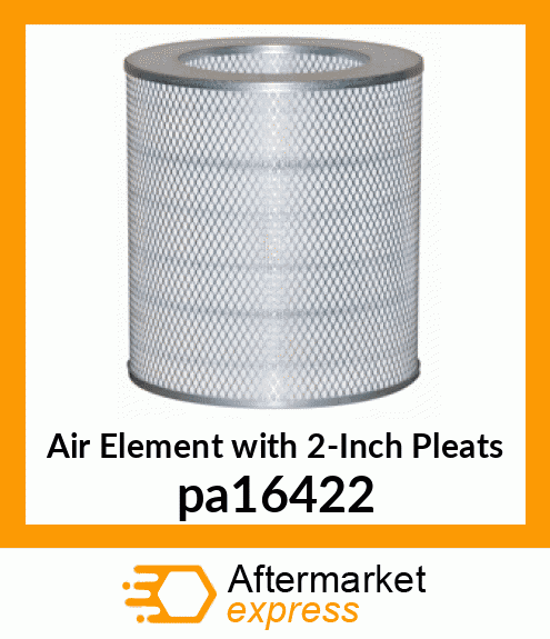 Air Element with 2-Inch Pleats pa16422