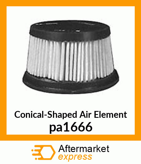 Conical-Shaped Air Element pa1666