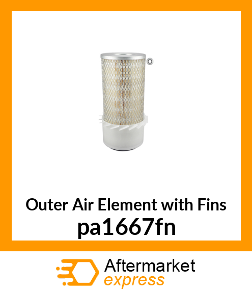 Outer Air Element with Fins pa1667fn