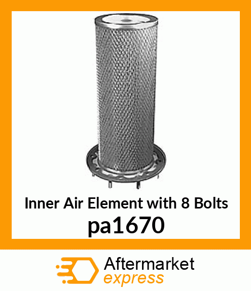 Inner Air Element with 8 Bolts pa1670
