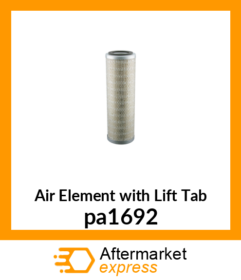 Air Element with Lift Tab pa1692