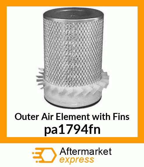 Outer Air Element with Fins pa1794fn
