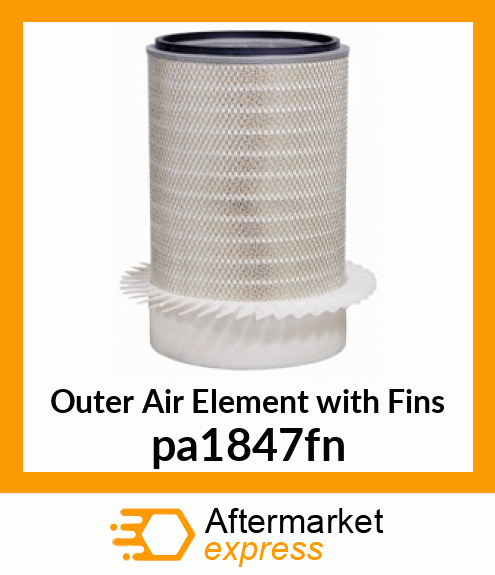 Outer Air Element with Fins pa1847fn