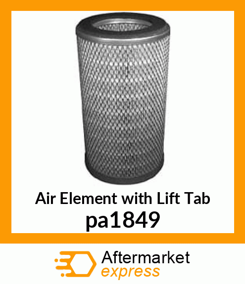 Air Element with Lift Tab pa1849