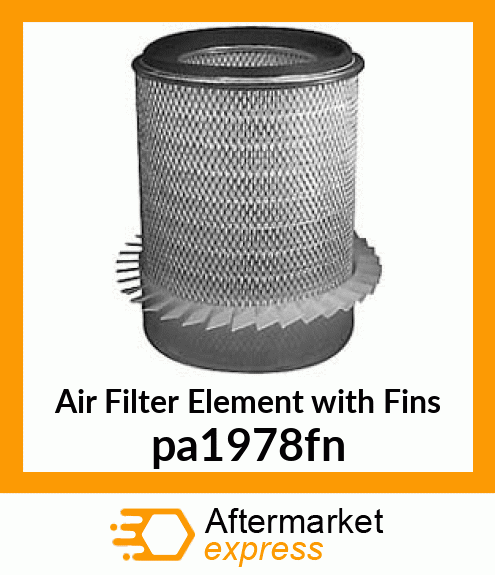 Air Filter Element with Fins pa1978fn