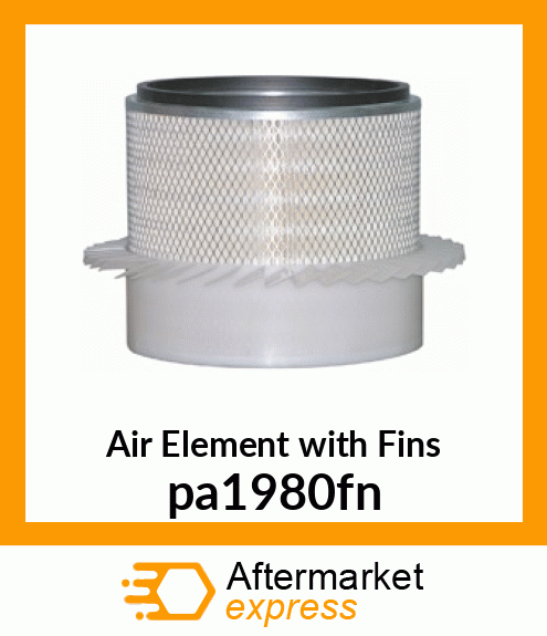 Air Element with Fins PA1980-FN