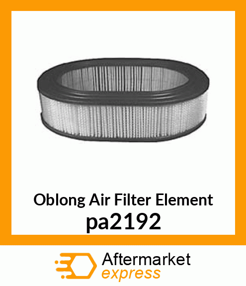 Oblong Air Filter Element pa2192