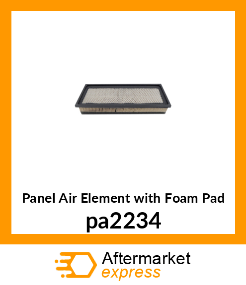 Panel Air Element with Foam Pad pa2234
