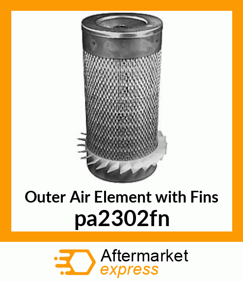 Outer Air Element with Fins pa2302fn