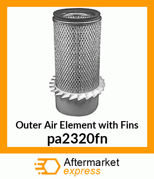 Outer Air Element with Fins pa2320fn