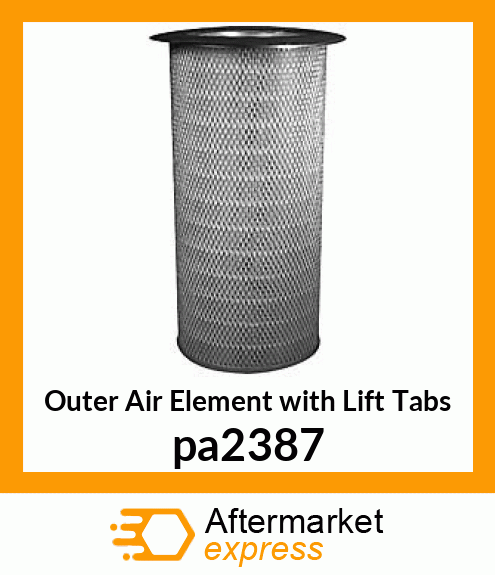 Outer Air Element with Lift Tabs pa2387