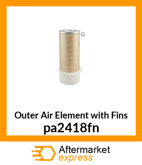 Outer Air Element with Fins PA2418-FN