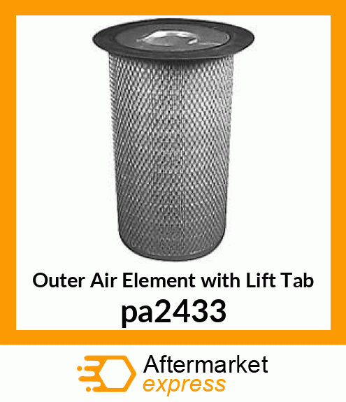 Outer Air Element with Lift Tab pa2433