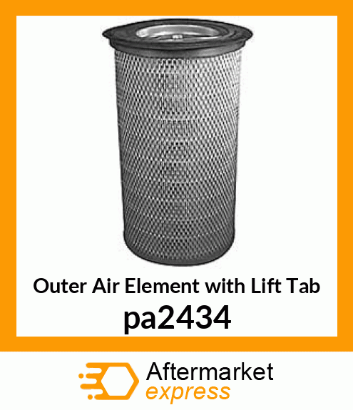 Outer Air Element with Lift Tab pa2434