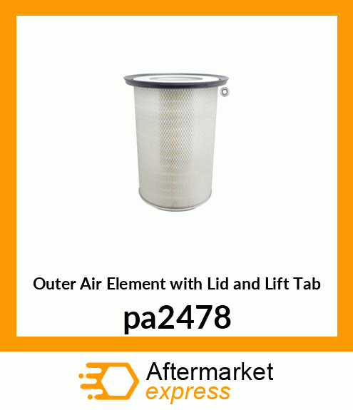 Outer Air Element with Lid and Lift Tab pa2478