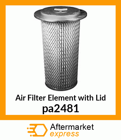 Air Filter Element with Lid pa2481